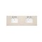 James Martin Vanities Addison 72in Double Vanity, Glossy White w/ 3 CM Eternal Marfil Top E444-V72-GW-3EMR - alternate 2